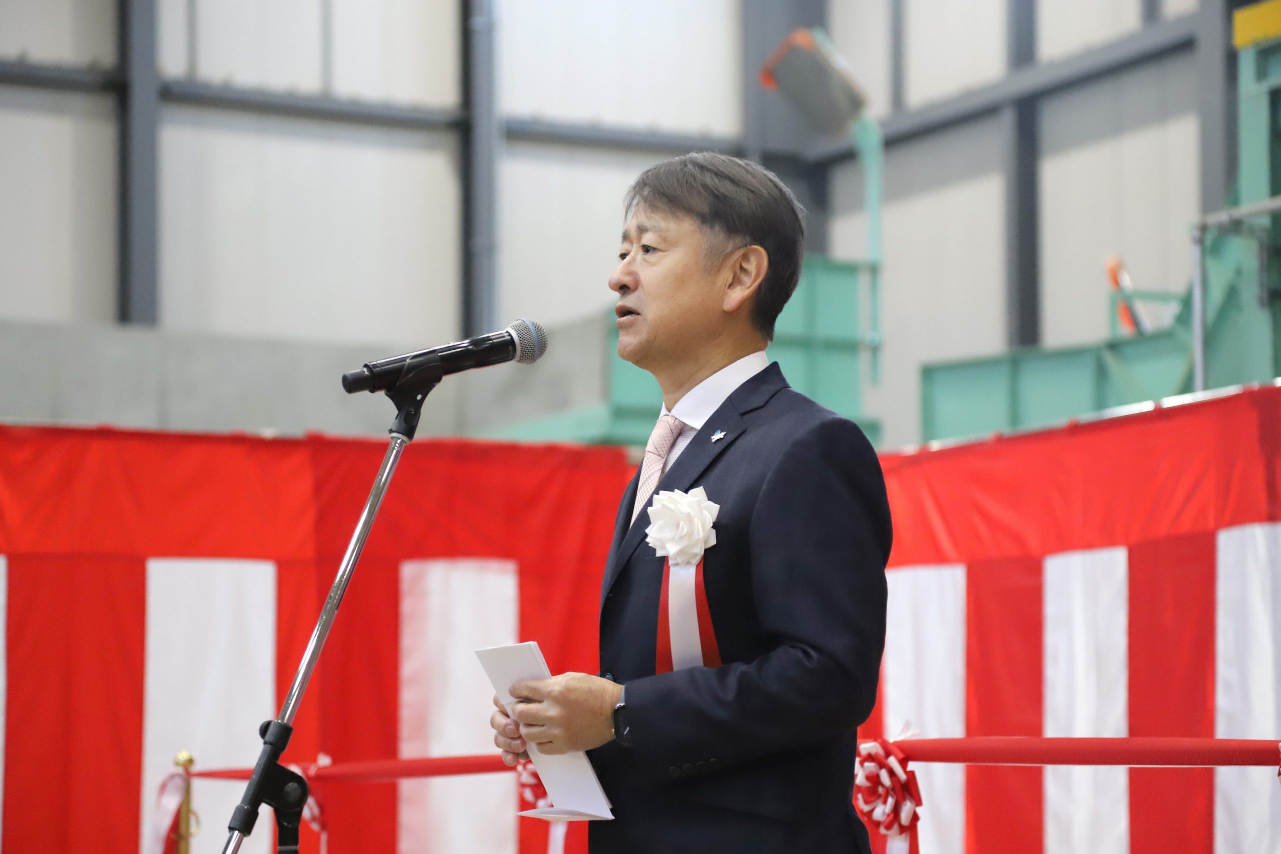 新工場「アースプロテクションセンターZERO」開所式を執り行いました